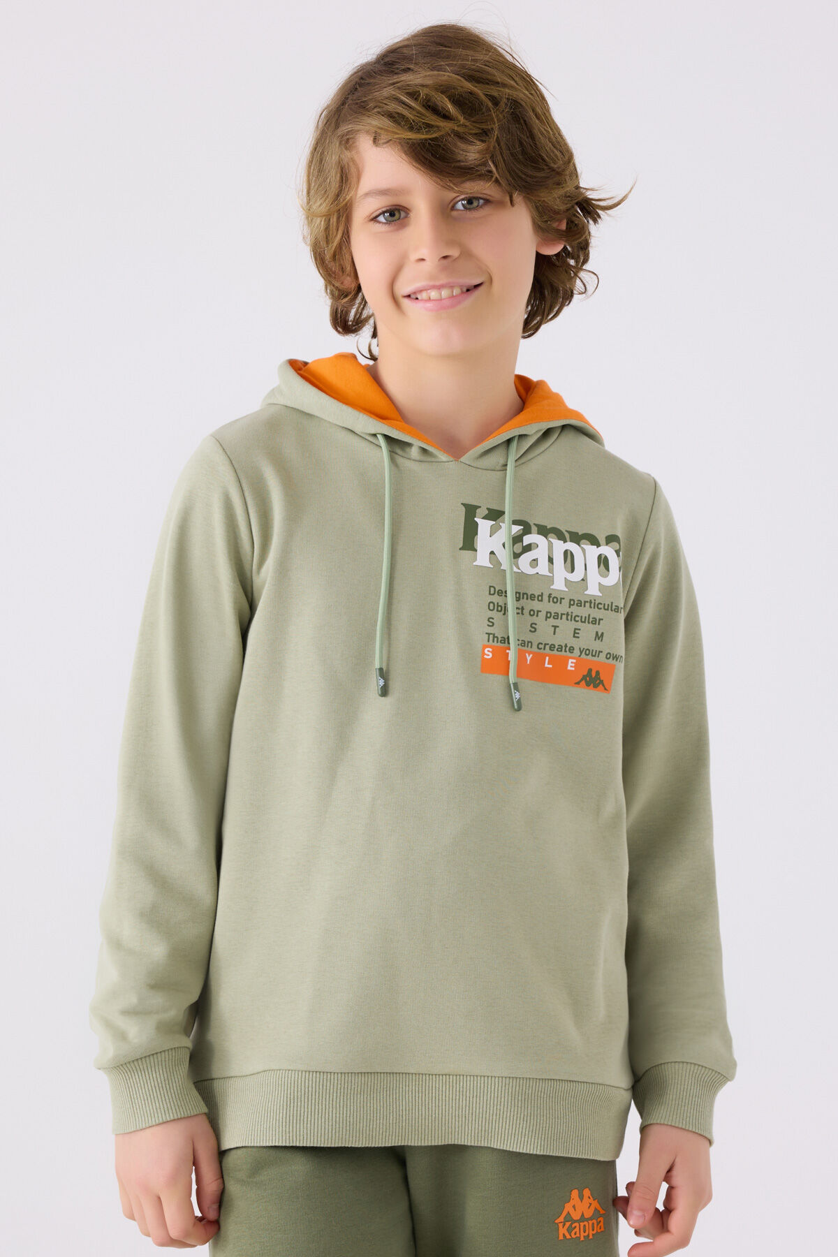 Kappa Erkek Çocuk Haki Sweatshirt