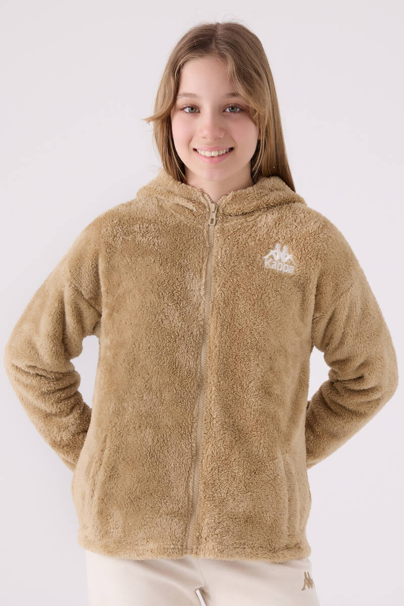 Kappa Kız Çocuk Kahverengi Hırka