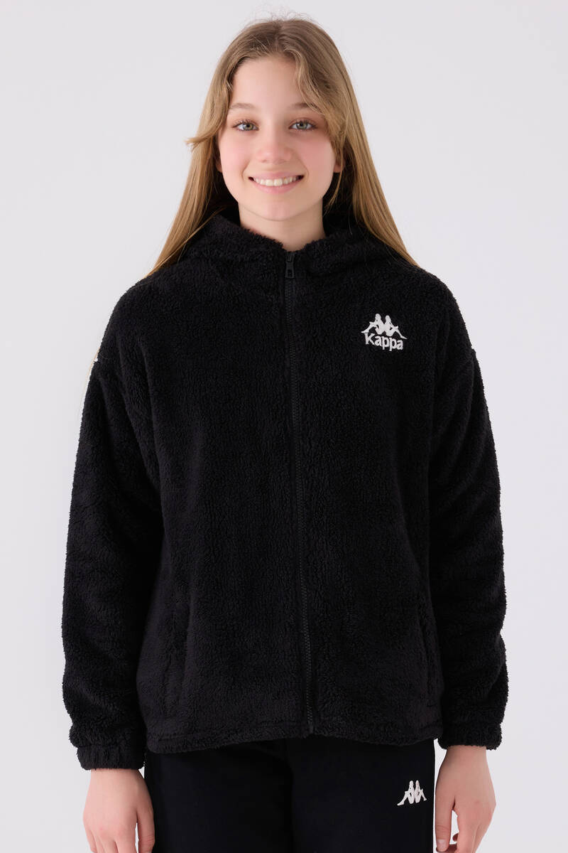 Kappa Kız Çocuk Siyah Hırka