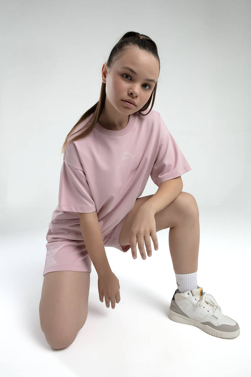 Kappa Kız Çocuk Pembe Şort Takım Kappa Kız Çocuk Pembe Şort Takım