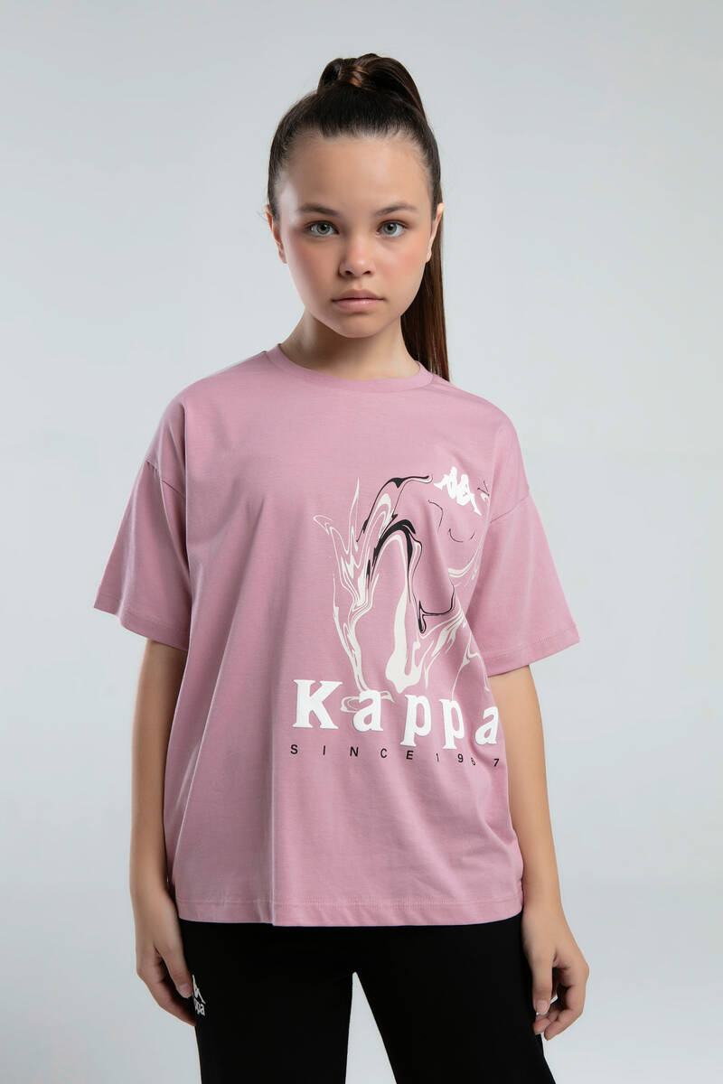 Kappa Kız Çocuk Pembe Tişört