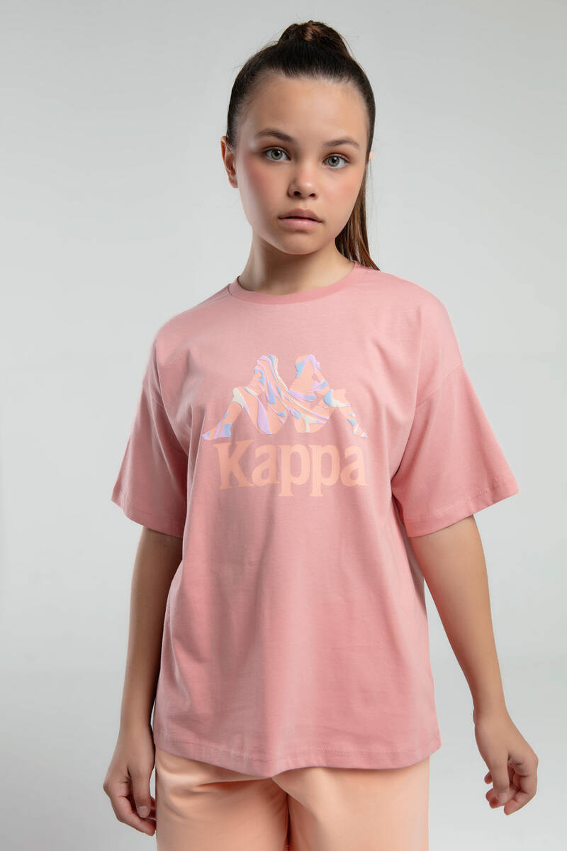 Kappa Kız Çocuk Pembe Tişört
