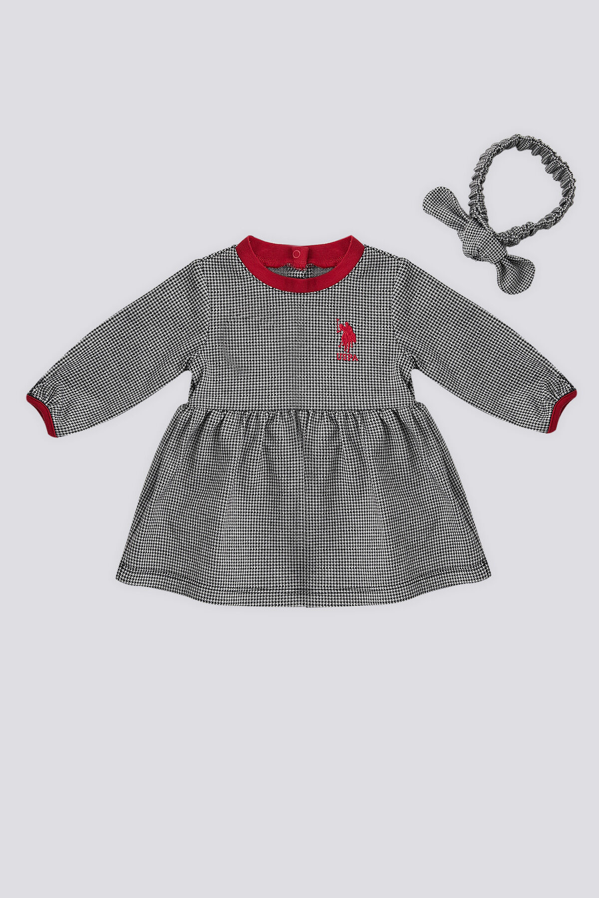 U.S. Polo Assn Kız Bebek Lacivert Elbise