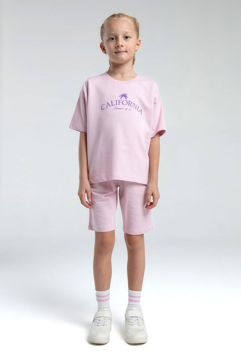 RolyPoly Kız Çocuk Pembe Bermuda Takım RolyPoly Kız Çocuk Pembe Bermuda Takım