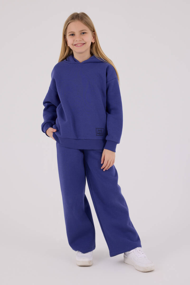 Rolypoly Kız Çocuk Mavi Eşofman Takımı