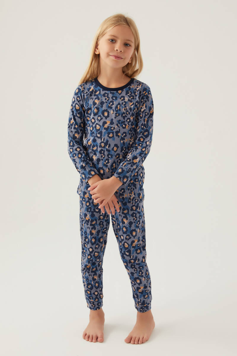 Rolypoly Kız Çocuk Lacivert Uzun Kol Pijama Takım Rolypoly Kız Çocuk Lacivert Uzun Kol Pijama Takım
