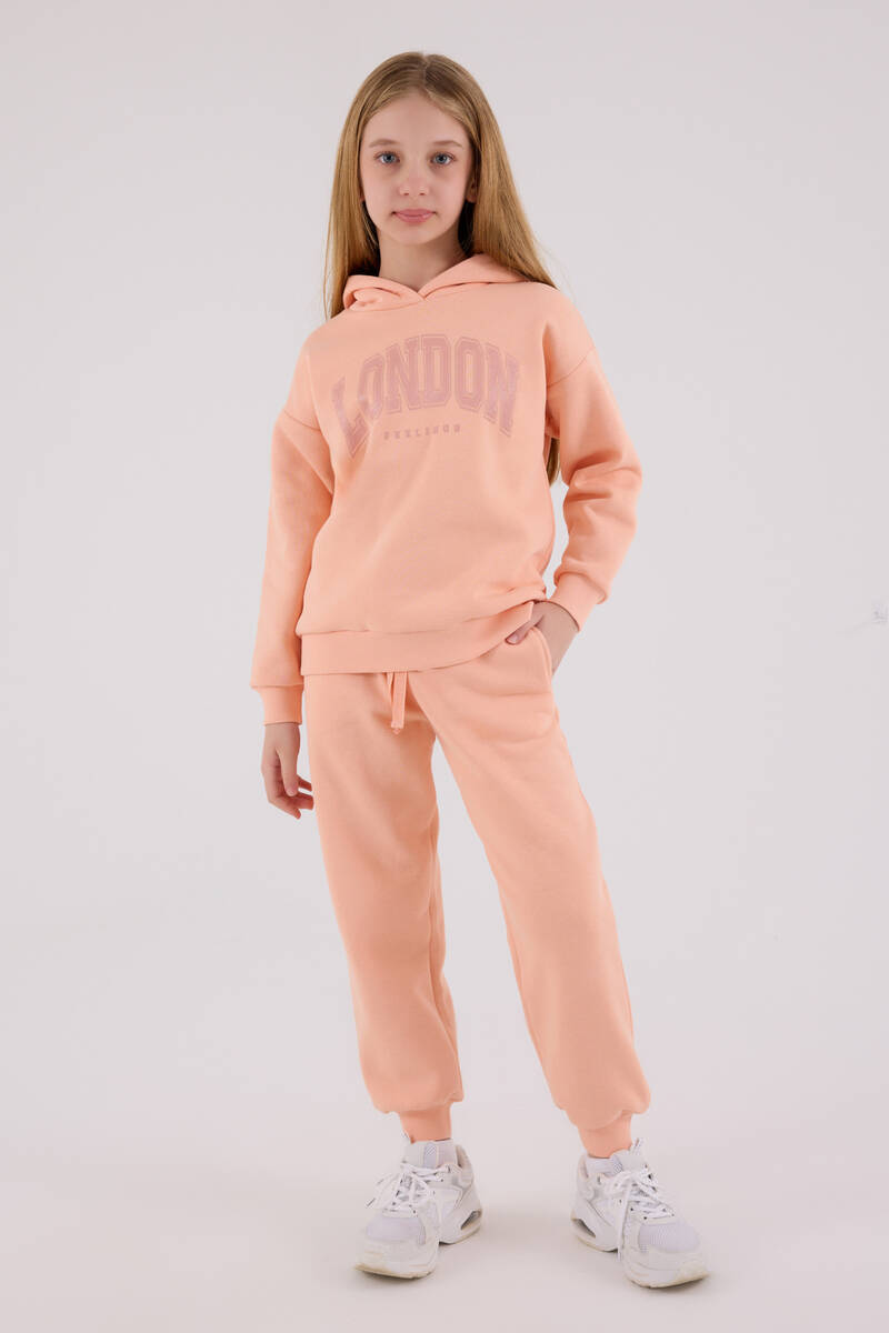 Rolypoly Kız Çocuk Turuncu Eşofman Takımı