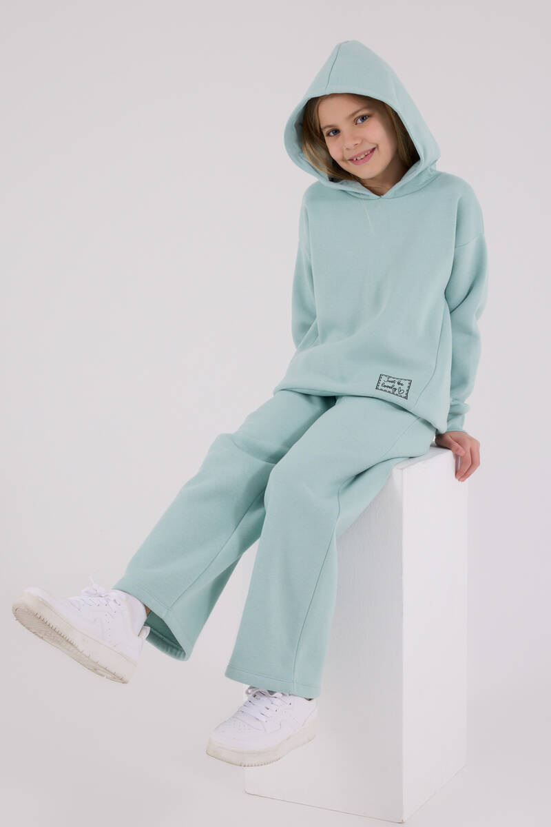 Rolypoly Kız Çocuk Yeşil Eşofman Takımı