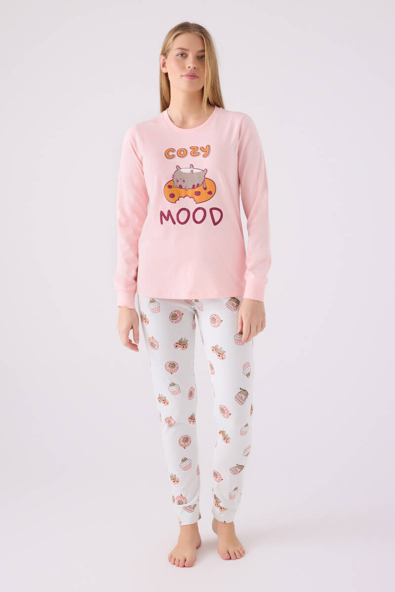 Rolypoly Kadın Pembe Pijama Takımı