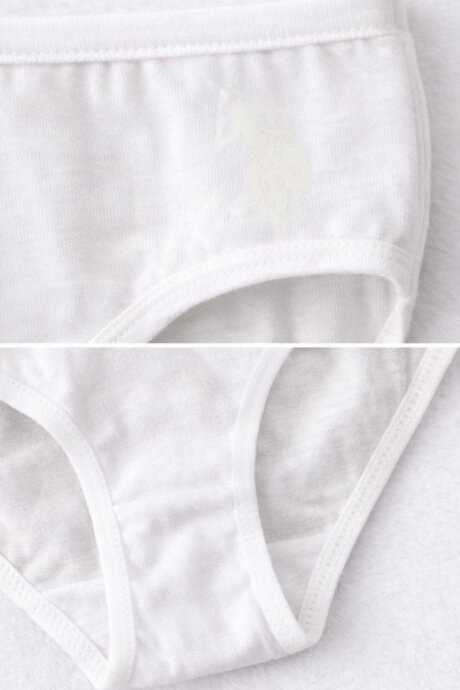 U.S. Polo Assn. Kız Çocuk Baskılı Yazlık Regular Fit Lacivert Külot US1675-C-V1 - 3