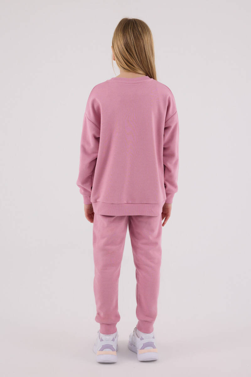 U.S. Polo Assn. Kız Çocuk Kışlık Regular Fit Pembe Eşofman Takımı US2306-C-V1 - 5