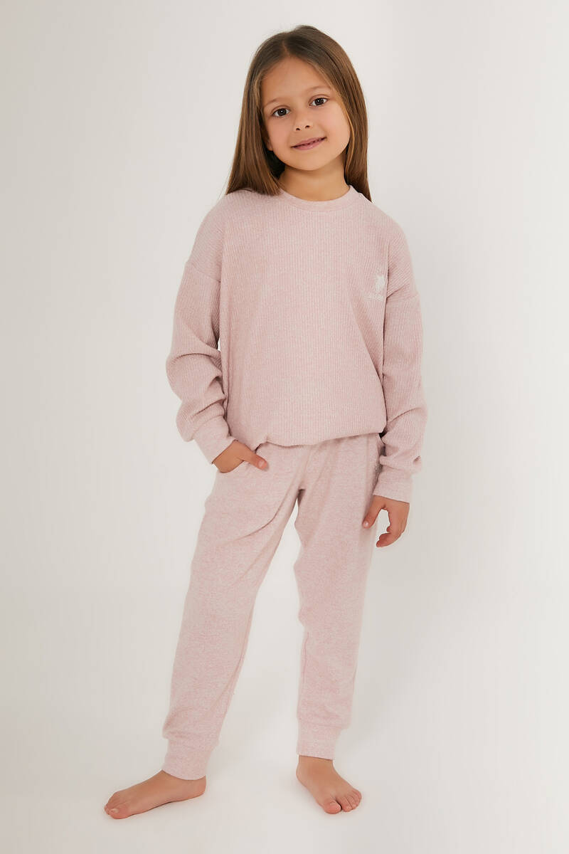 U.S. Polo Assn Line Pembe Kız Çocuk Eşofman Takımı U.S. Polo Assn Line Pembe Kız Çocuk Eşofman Takımı