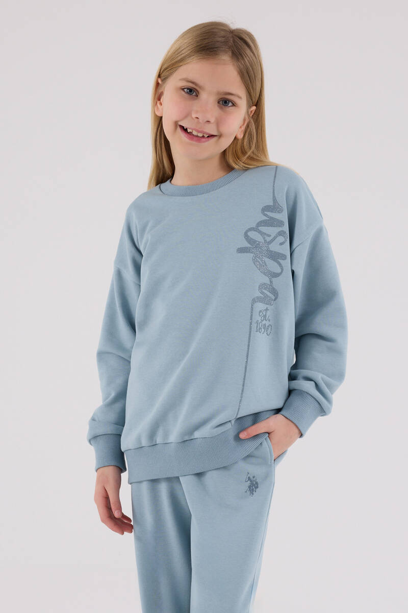 U.S. Polo Assn Kız Çocuk Yeşil Eşofman Takımı