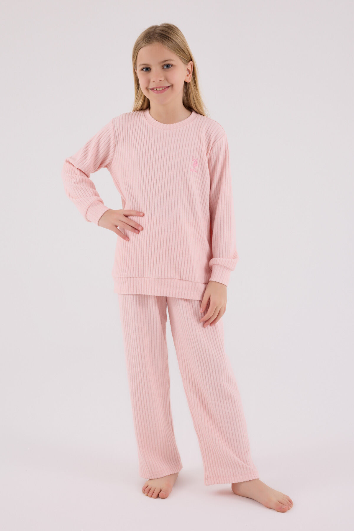 U.S. Polo Assn Kız Çocuk Pembe Eşofman Takımı