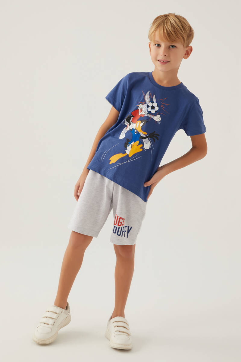 Looney Tunes Erkek Çocuk Lacivert Bermuda Takım Looney Tunes Erkek Çocuk Lacivert Bermuda Takım