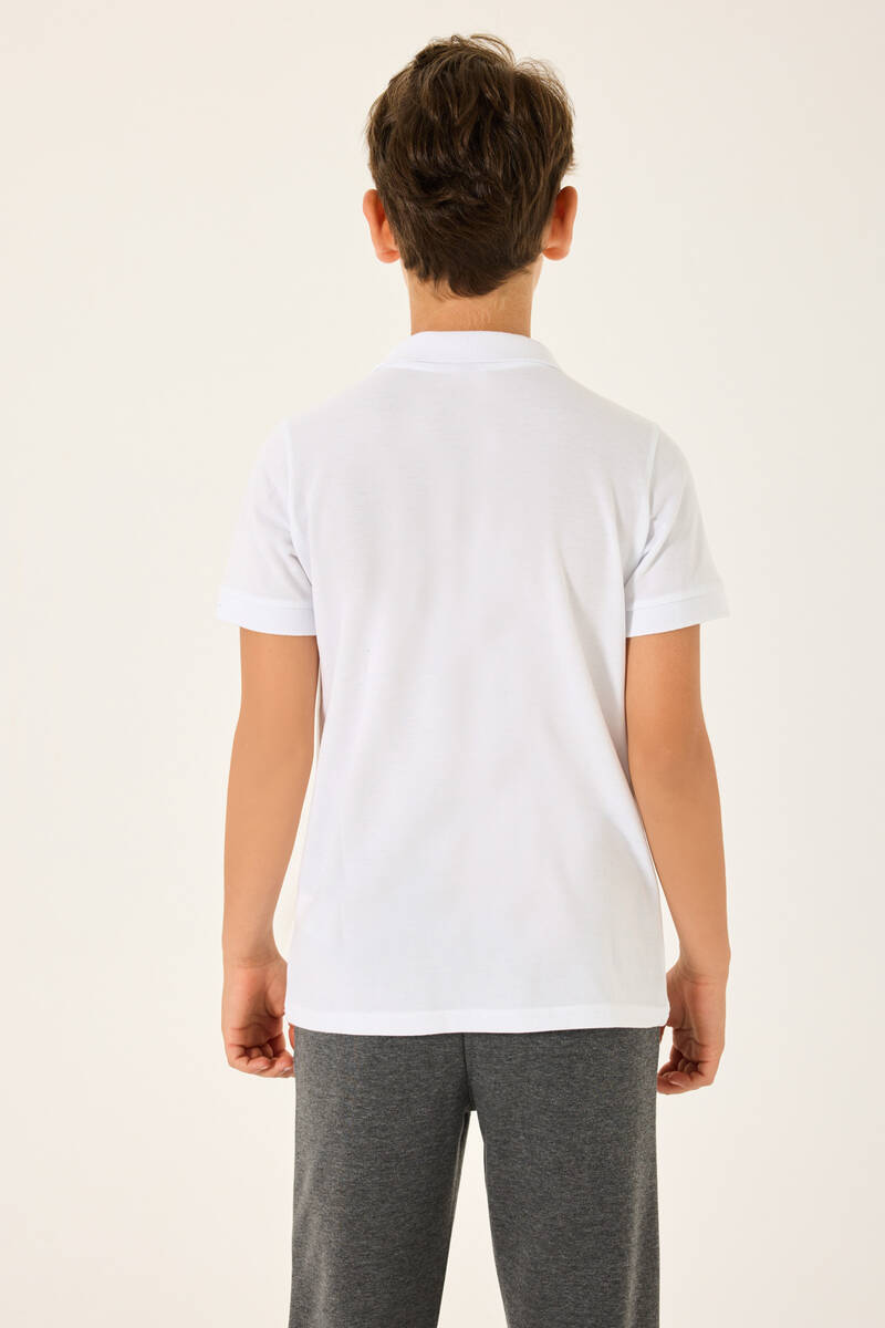 Rolypoly Erkek Çocuk Beyaz Tshirt