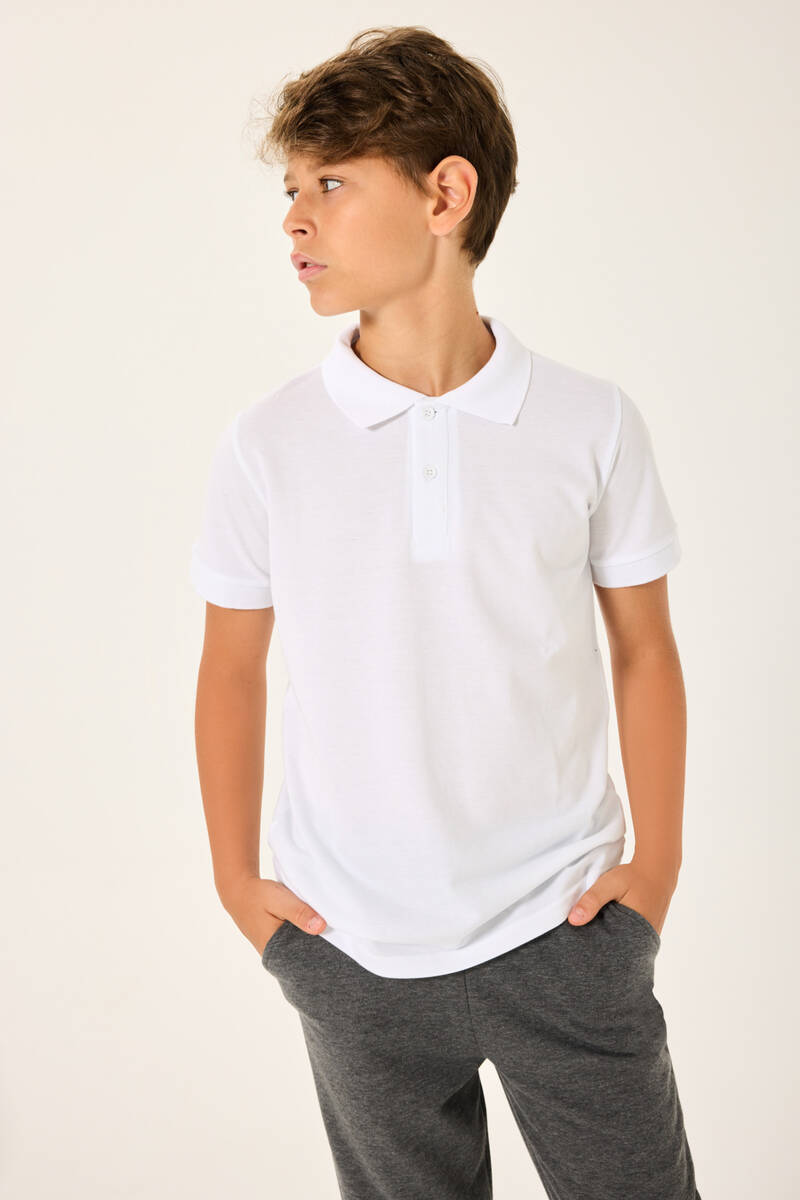 Rolypoly Erkek Çocuk Beyaz Tshirt