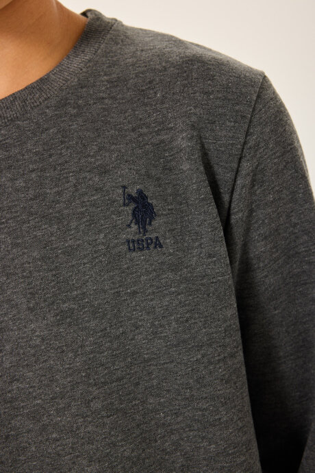 U.S. Polo Assn. Erkek Çocuk Örme Gri Eşofman Takımı US2239-C-V2 - 5