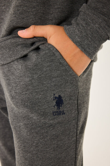 U.S. Polo Assn. Erkek Çocuk Örme Gri Eşofman Takımı US2239-C-V2 - 6