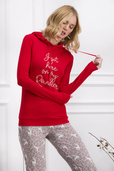 Pierre Cardin Açık Kırmızı Kadın Pijama Takımı - Thumbnail