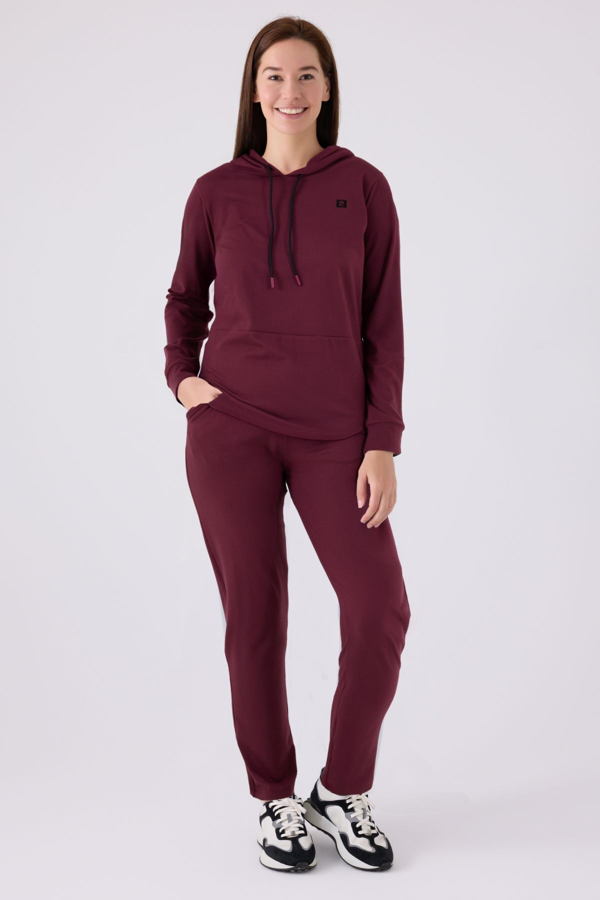 Pierre Cardin Kadın Bordo Pijama Takım