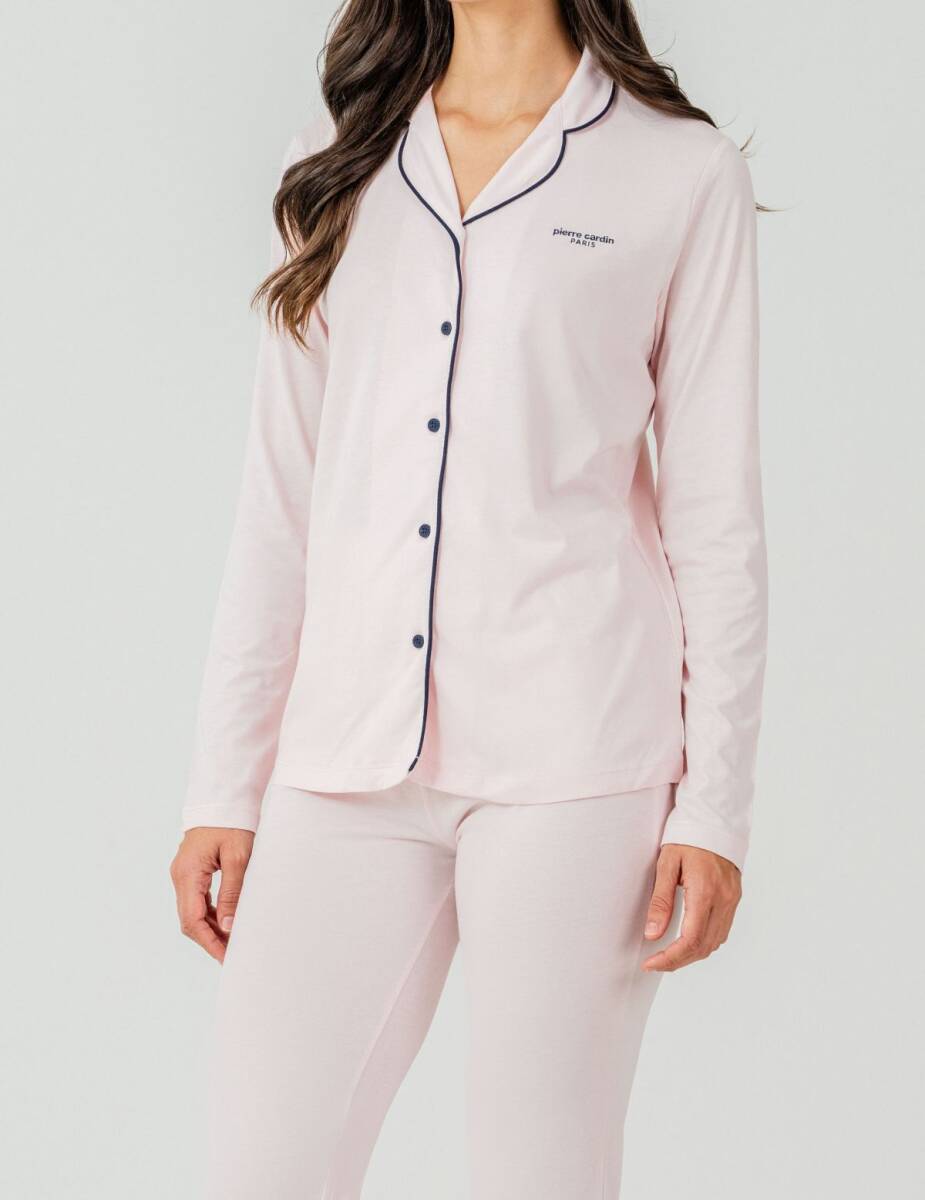 Pierre Cardin Kadın Pamuklu Örme Gömlek Turuncu Pijama PC7717-S-V-5 - 3
