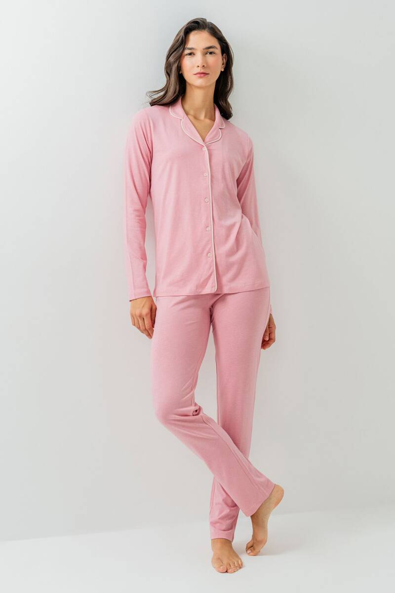 Pierre Cardin Kadın Mor Gömlek Pijama