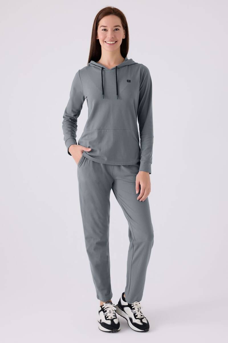 Pierre Cardin Kadın Gri Pijama Takım