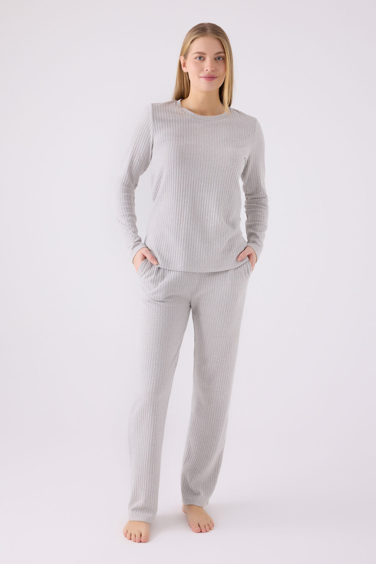 Pierre Cardin Kadın Gri Pijama Takımı