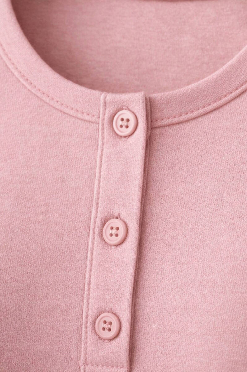 Pierre Cardin Kadın Pamuklu Kışlık Regular Fit Pembe Pijama Takımı PC9055-S-V1 - 6