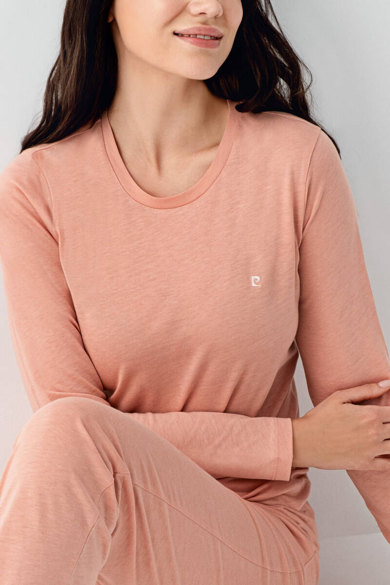 Pierre Cardin Kadın Kışlık Regular Fit Pembe Pijama Takımı PC9063-S-V1 - 3