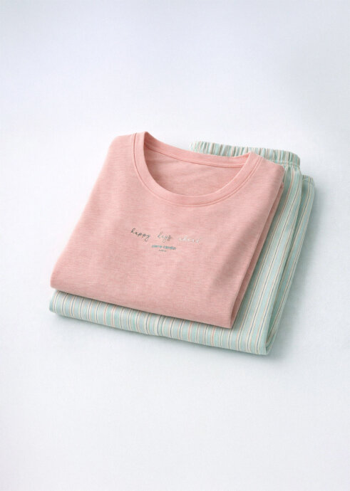 Pierre Cardin Kadın Pamuklu Kışlık Regular Fit Turuncu Pijama Takımı PC9050-S-V2 - 6
