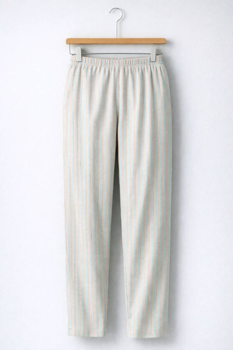 Pierre Cardin Kadın Pamuklu Kışlık Regular Fit Turuncu Pijama Takımı PC9050-S-V2 - 7