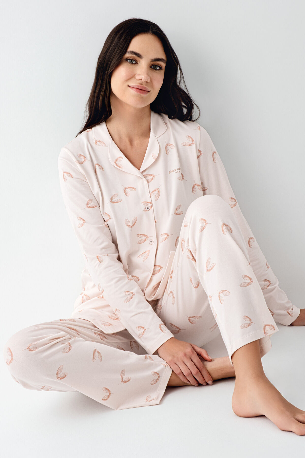 Pierre Cardin Kadın Pembe Gömlek Pijama