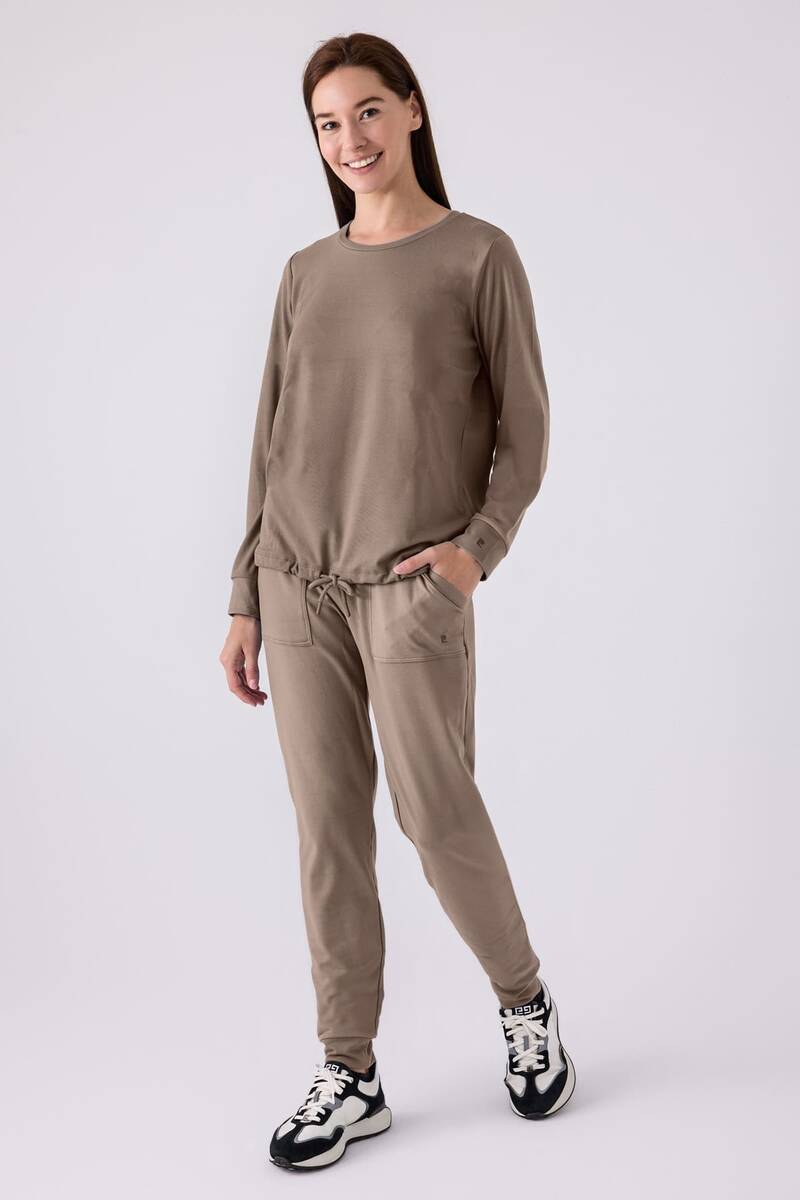Pierre Cardin Kadın Kahverengi Pijama Takım