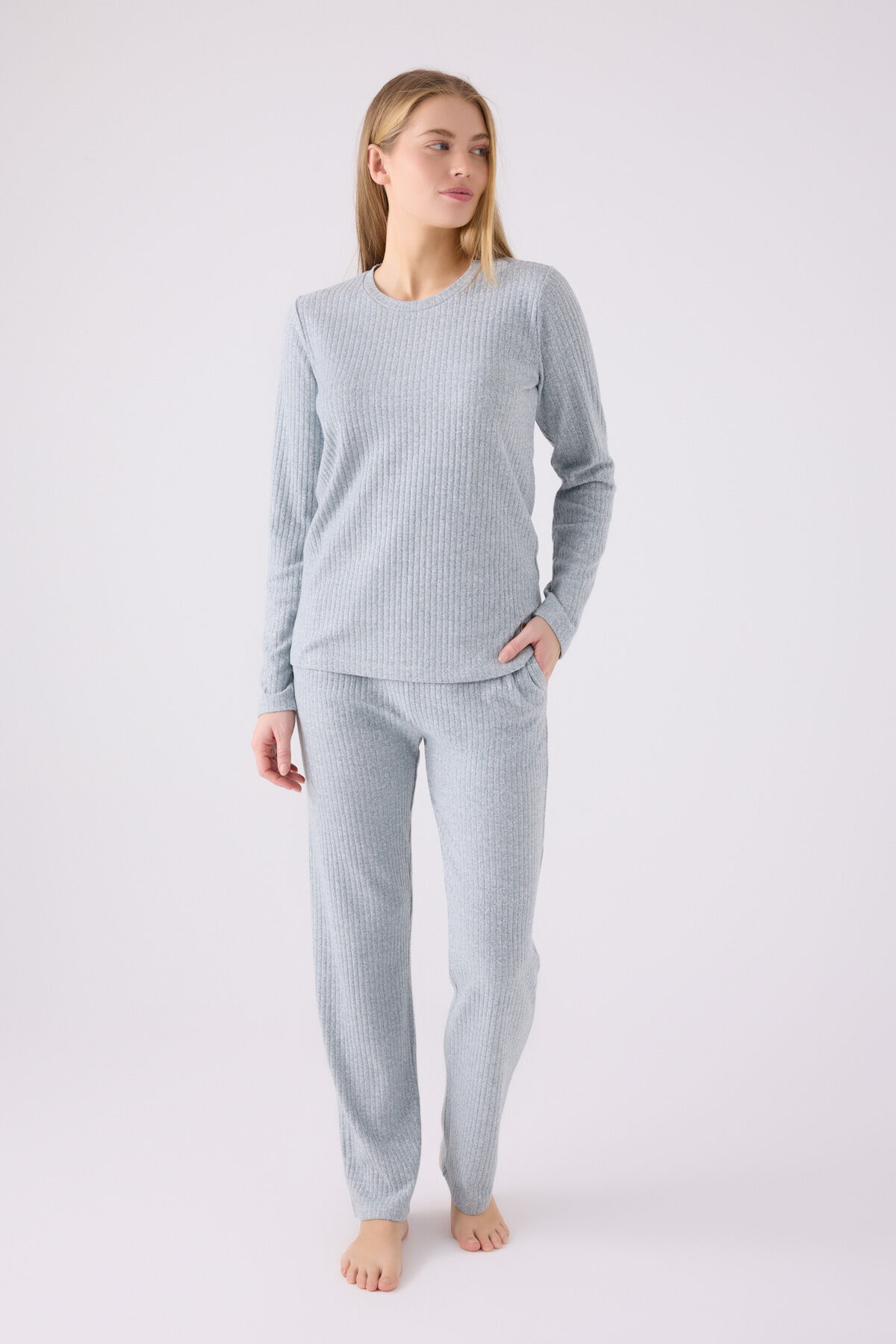Pierre Cardin Kadın Mavi Pijama Takımı
