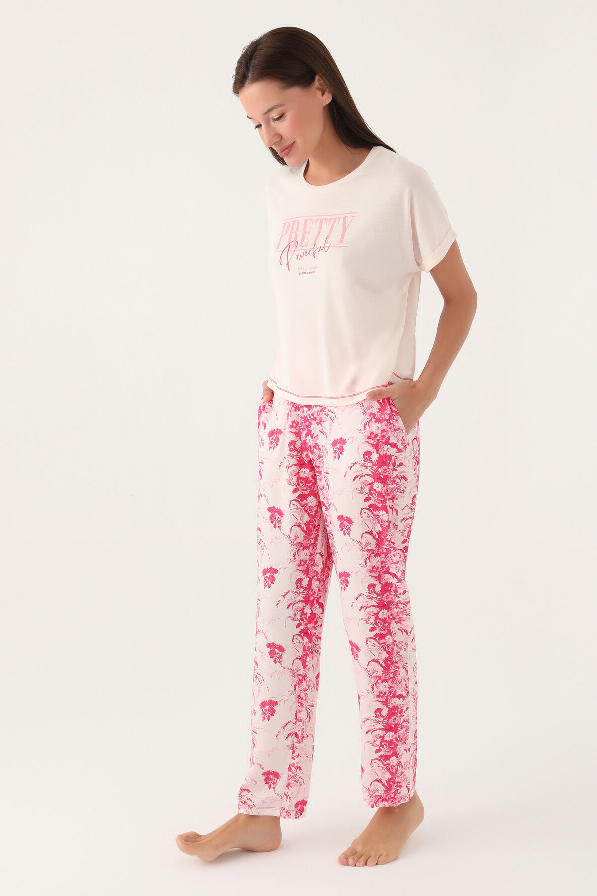 Pierre Cardin Kadın Pembe Pijama Takımı