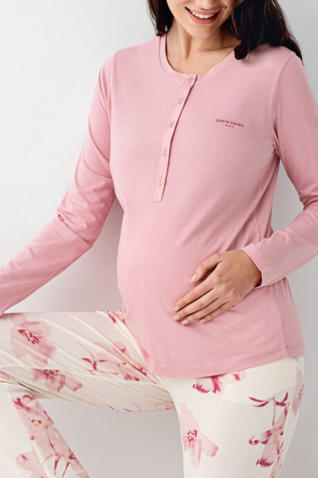 Pierre Cardin Kadın Kışlık Regular Fit Pembe Pijama Takımı PC9059-S-V1 - 3