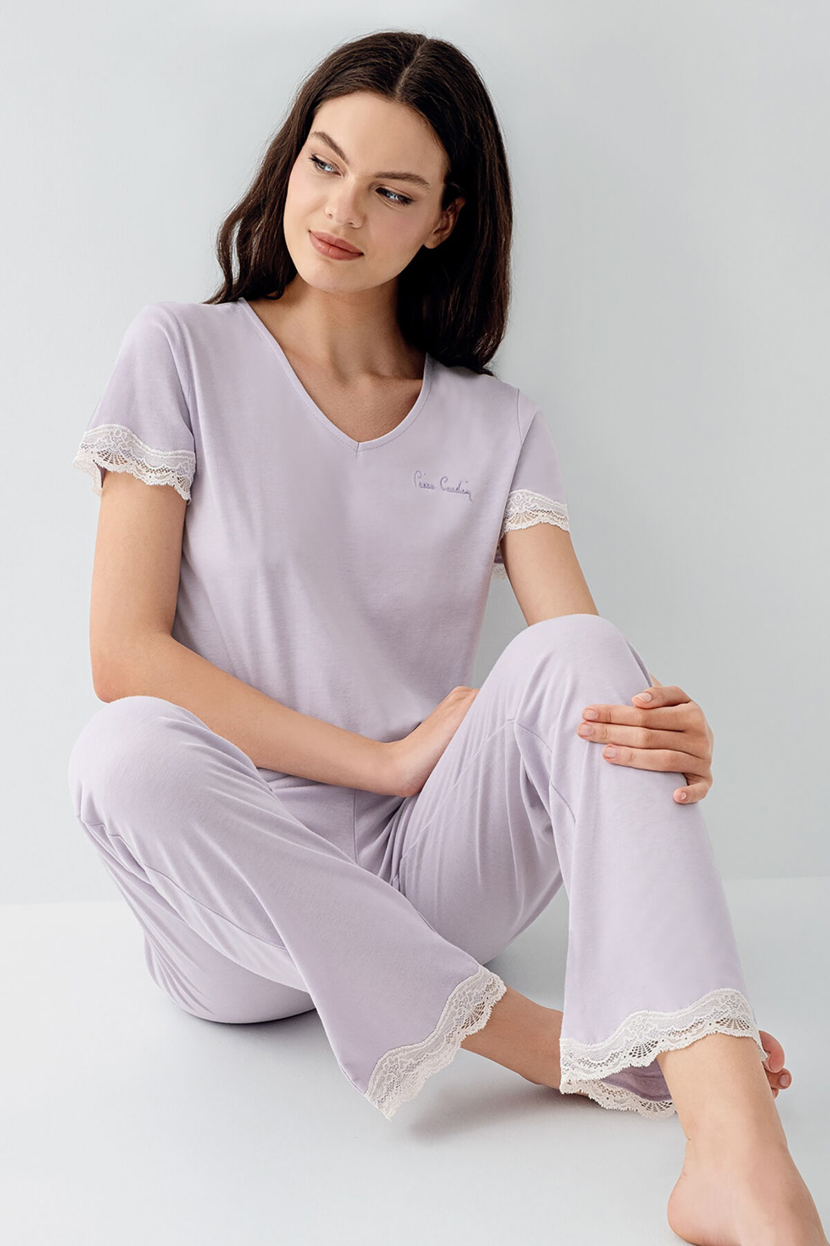 Pierre Cardin Kadın Mor Pijama Takımı