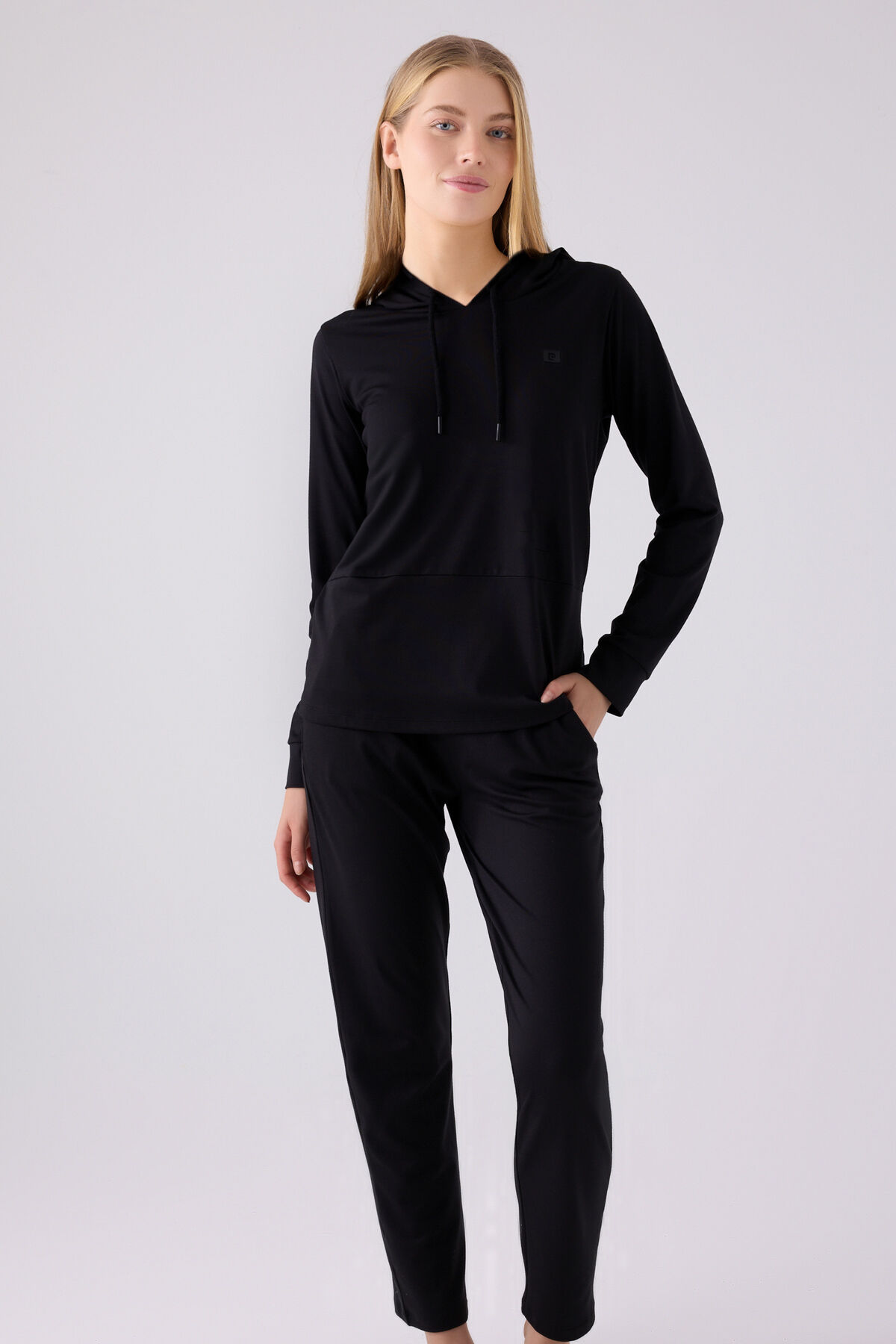Pierre Cardin Kadın Siyah Pijama Takımı