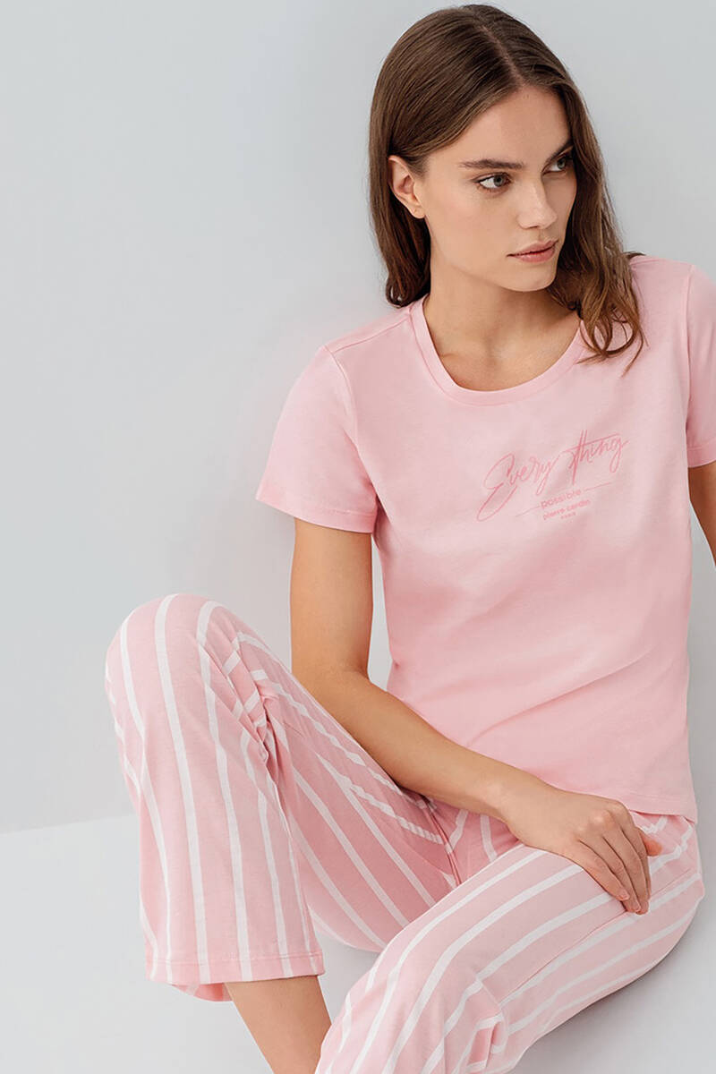 Pierre Cardin Kadın Pembe Pijama Takım