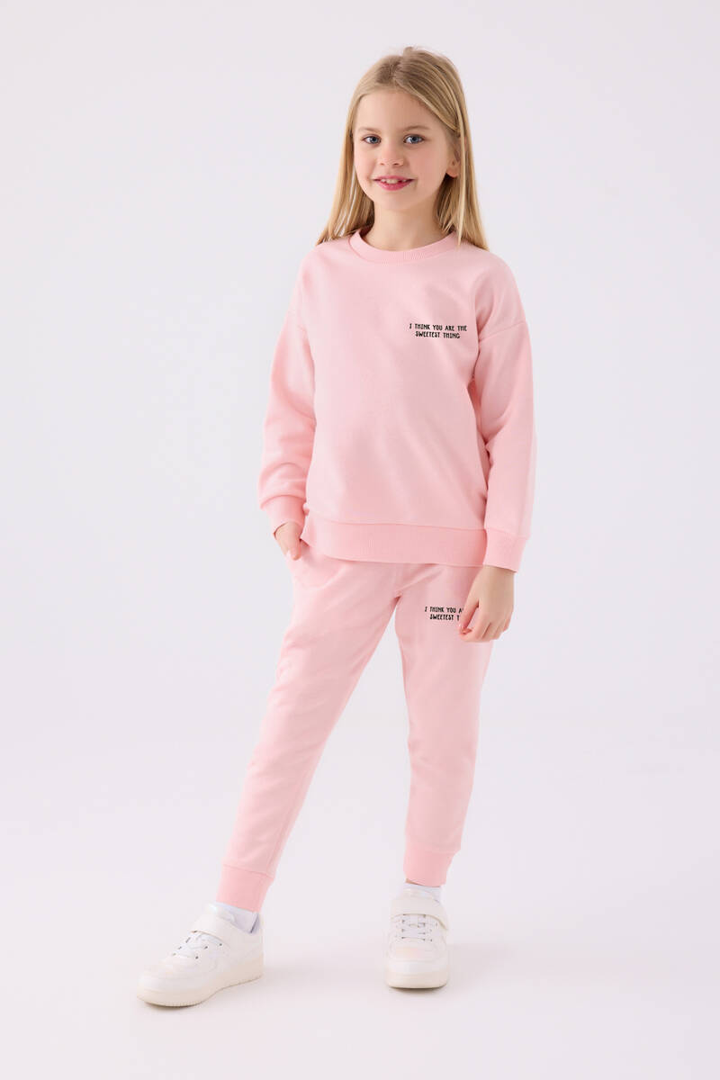RolyPoly Kız Çocuk Pembe Eşofman Takımı RolyPoly Kız Çocuk Pembe Eşofman Takımı
