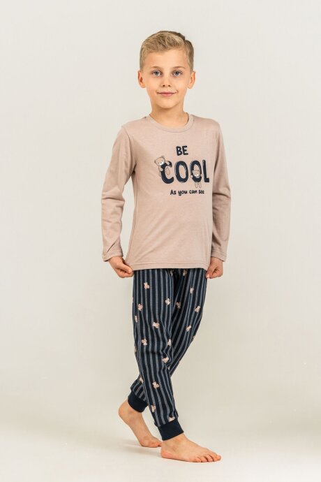 Rolypoly Erkek Çocuk Be Cool Sarı Uzun Kol Pijama Takım RP3870-C-V2