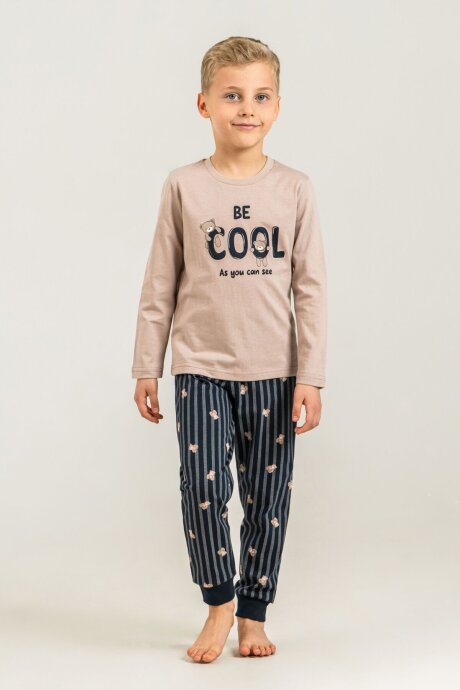 Rolypoly Erkek Çocuk Be Cool Sarı Uzun Kol Pijama Takım RP3870-C-V2 (1)