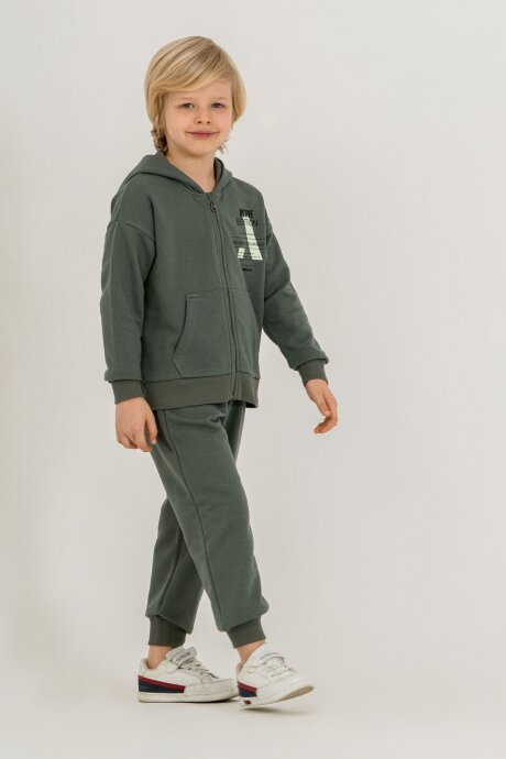 Rolypoly Erkek Çocuk Believe In Yourself Haki Eşofman Takımı RP3882-C-V1 - 7