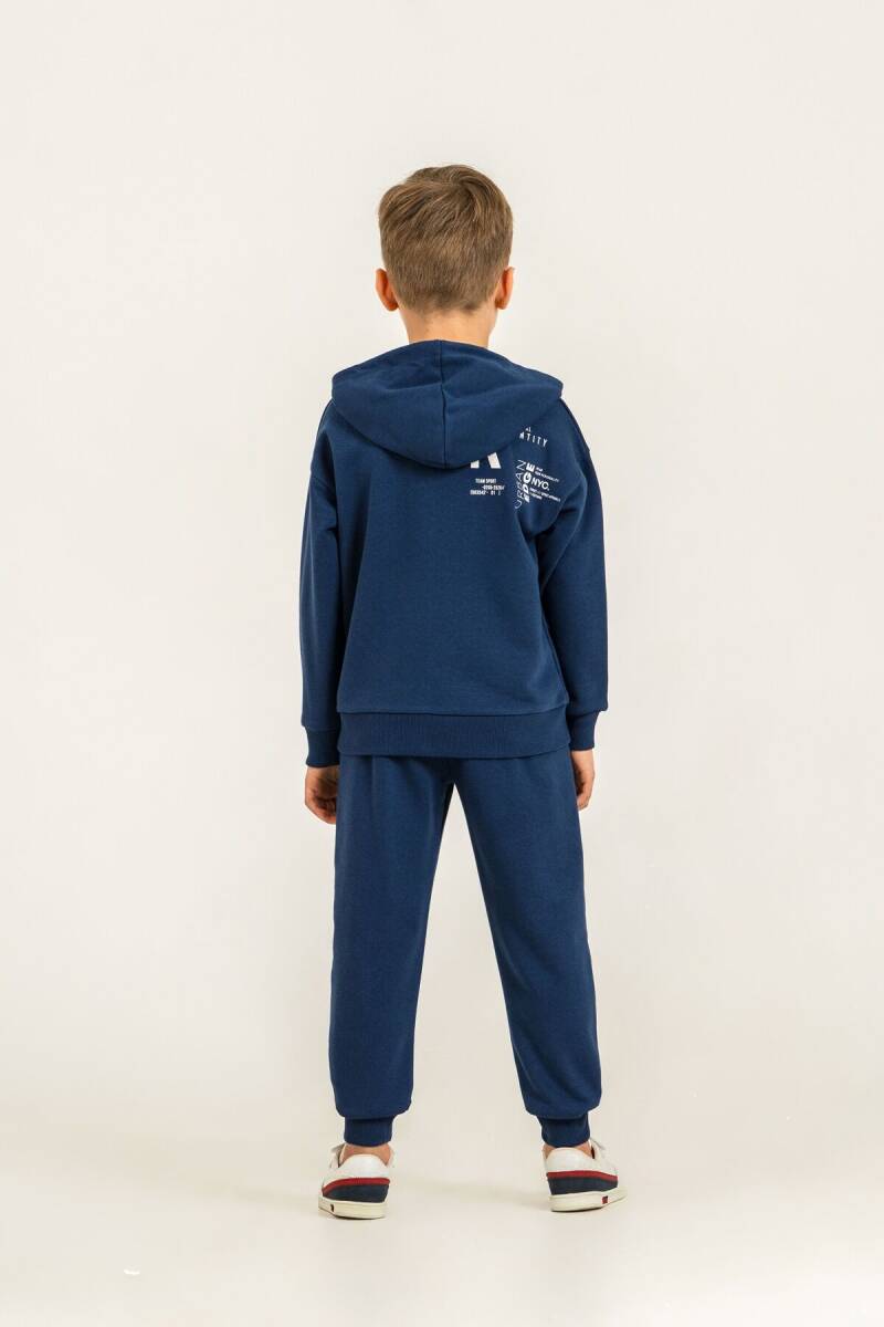Rolypoly Erkek Çocuk Believe In Yourself Lacivert Eşofman Takımı RP3882-C-V3 - 4