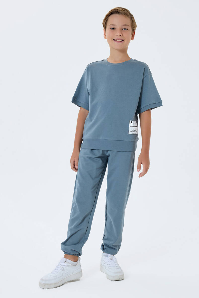 Rolypoly Erkek Çocuk Mavi Eşofman Takımı