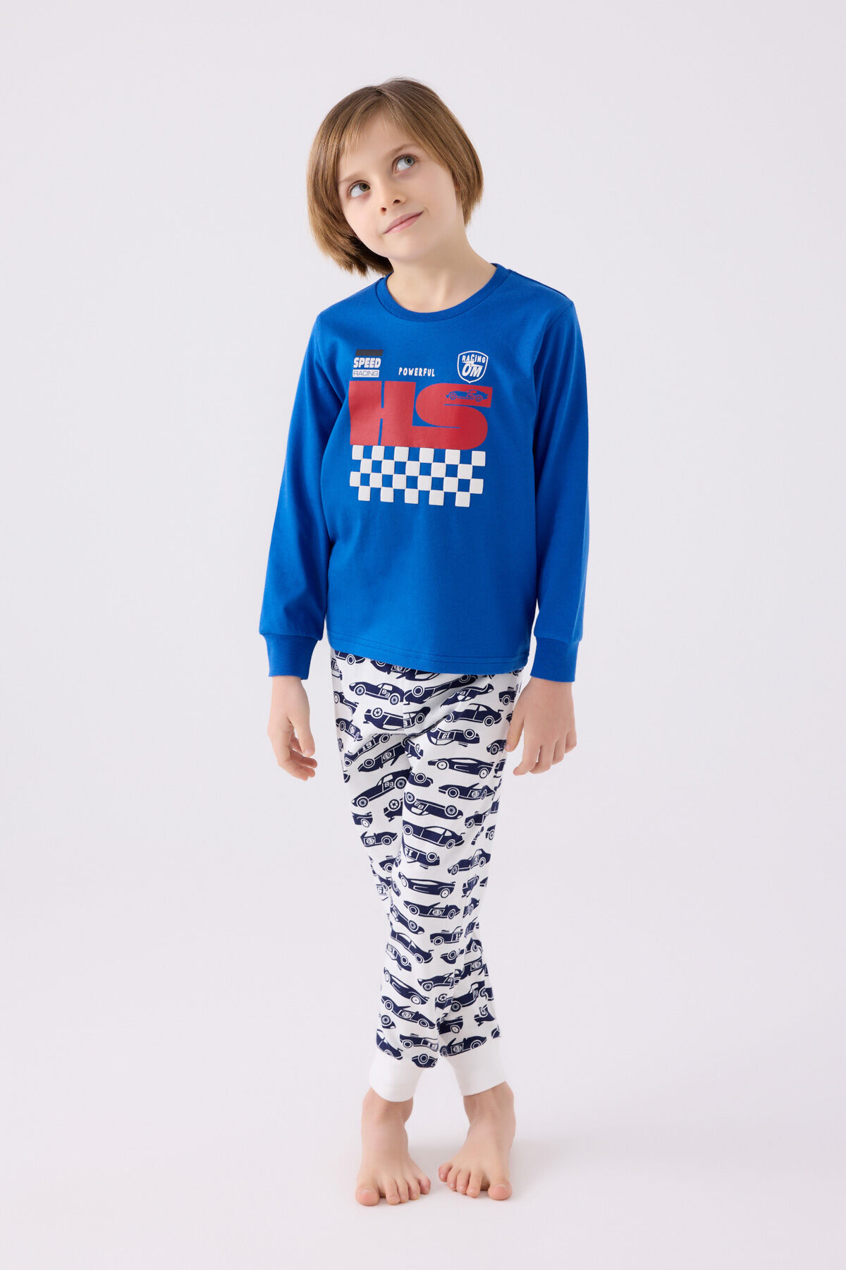 Rolypoly Erkek Çocuk Mavi Pijama Takımı