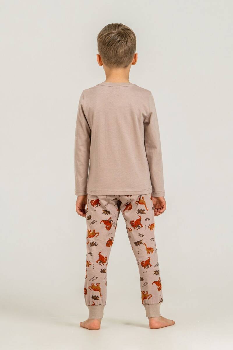 Rolypoly Erkek Çocuk %100 Pamuk Start The Game Sarı Uzun Kol Pijama Takım RP3860-C-V2 - 4