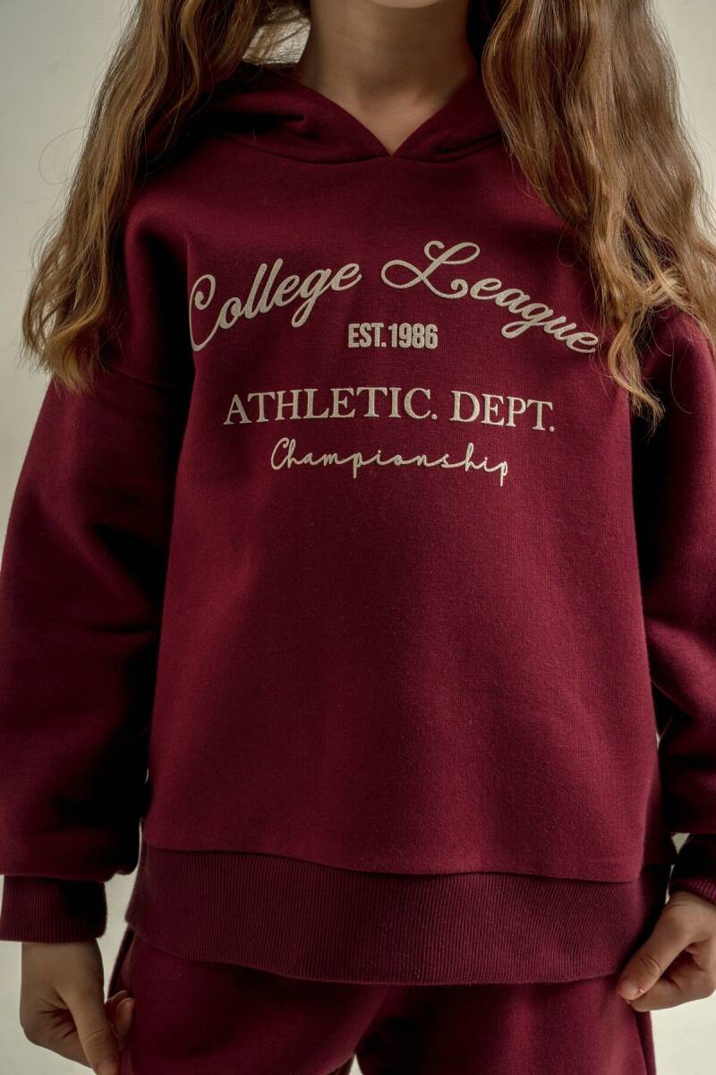 Rolypoly Kız Çocuk College League Mor Eşofman Takımı RP3925-C-V2 - 3